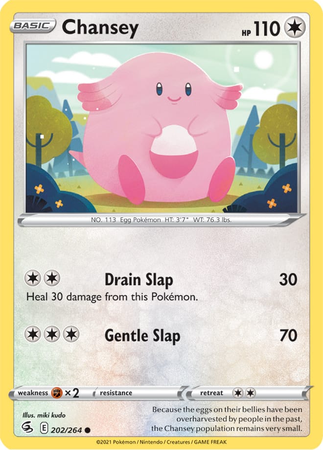Chansey #202/264 Common - Fusion Strike Pokemon card