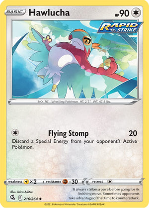 0216 Hawlucha Uncommon Fusion Strike