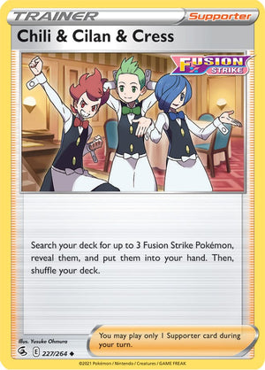 0227 Chili & Cilan & Cress Uncommon Fusion Strike