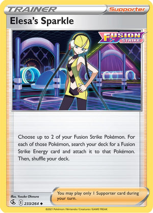 0233 Elesa Uncommon Fusion Strike