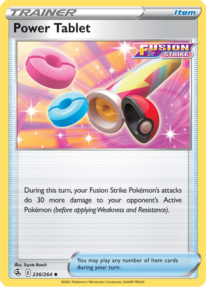 Power Tablet #236/264 Uncommon - Fusion Strike Pokemon card