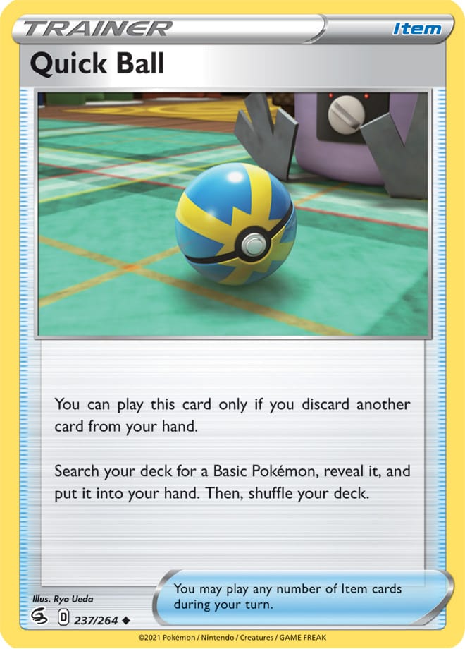 Pokemon Fusion Strike Quick Ball [North America Championship] #237