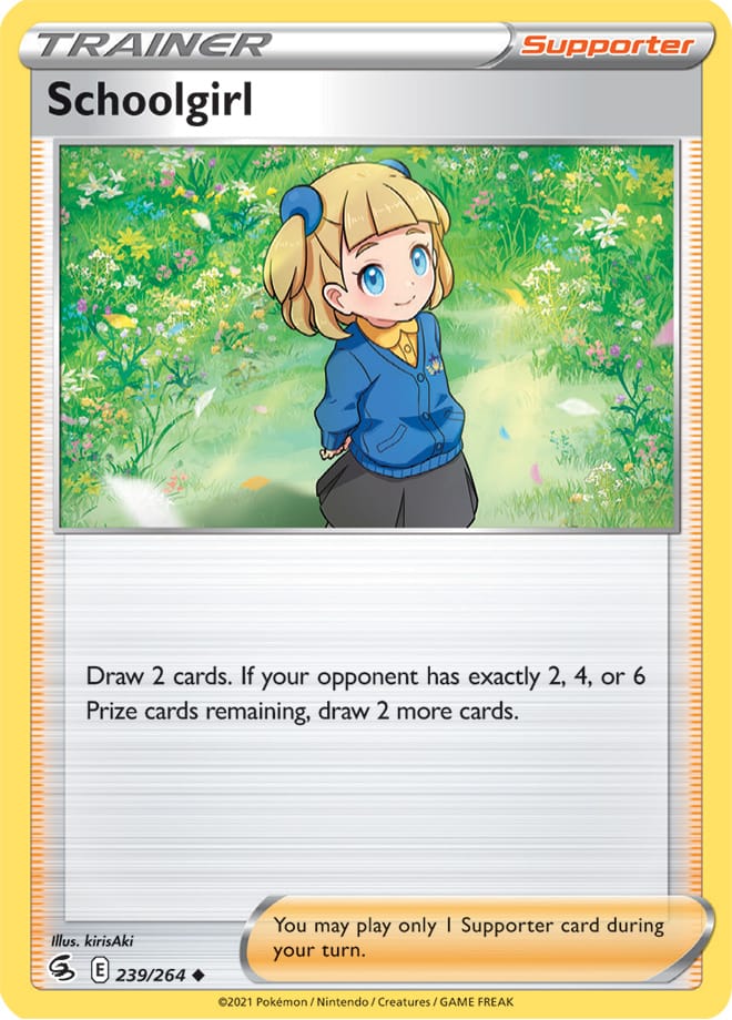 Schoolgirl #239/264 Uncommon - Fusion Strike Pokemon card