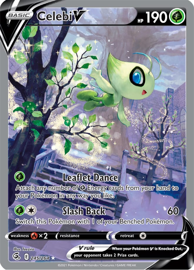 Celebi #245/264 Ultra Rare - Fusion Strike Pokemon card