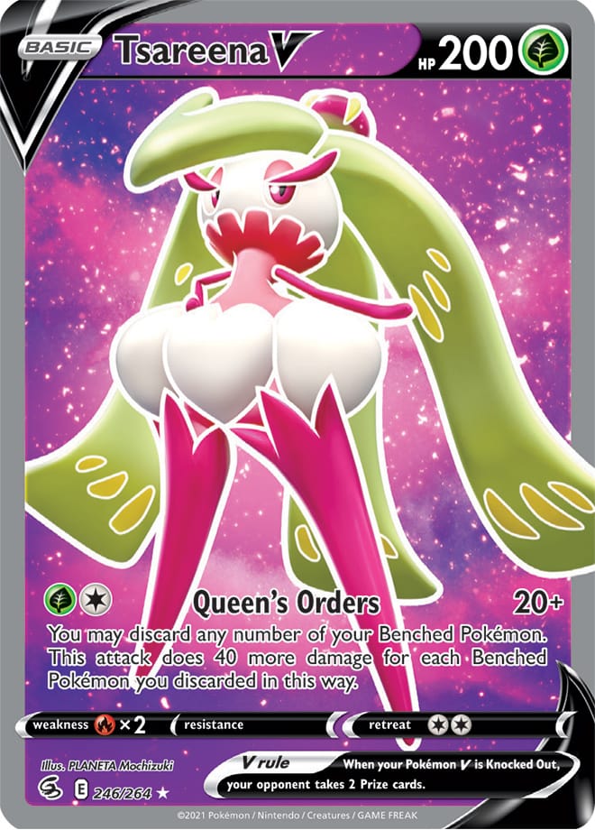 Tsareena #246/264 Ultra Rare - Fusion Strike Pokemon card
