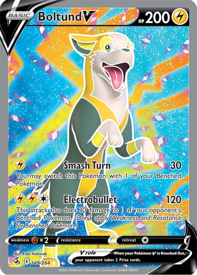 Boltund #249/264 Ultra Rare - Fusion Strike Pokemon card