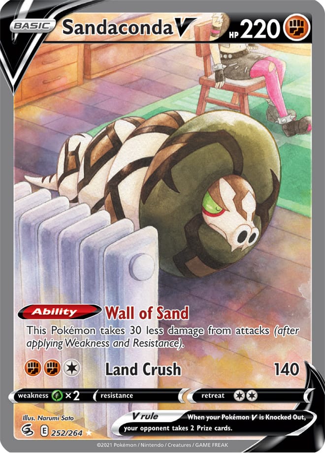 Sandaconda #252/264 Ultra Rare - Fusion Strike Pokemon card