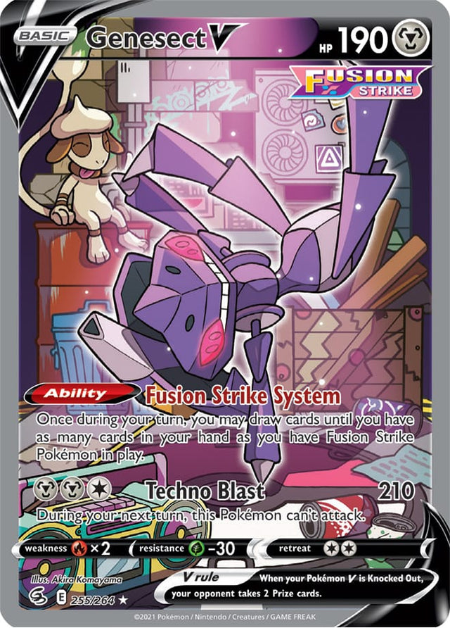 Pokemon Fusion Strike Genesect V #255