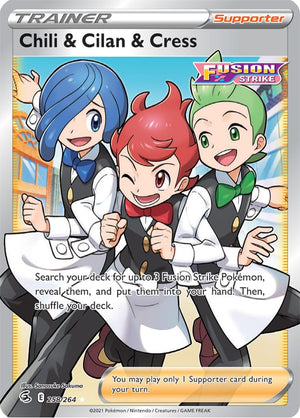 0258 Chili & Cilan & Cress Ultra Rare Fusion Strike