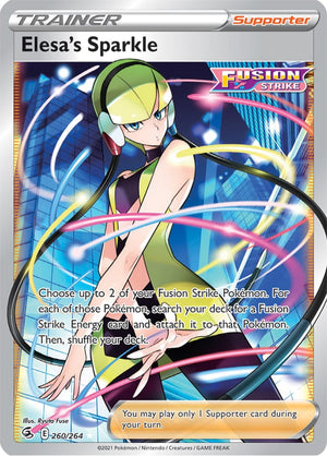 0260 Elesa Ultra Rare Fusion Strike