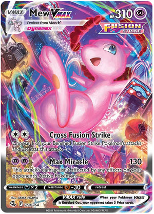 0269 Mew Secret Rare Fusion Strike