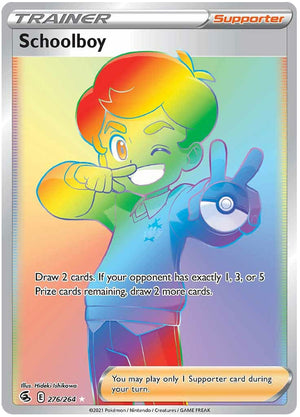 0276 Schoolboy Secret Rare Fusion Strike