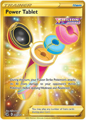 0281 Power Tablet Secret Rare Fusion Strike