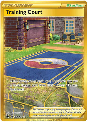 0282 Training Court Secret Rare Fusion Strike