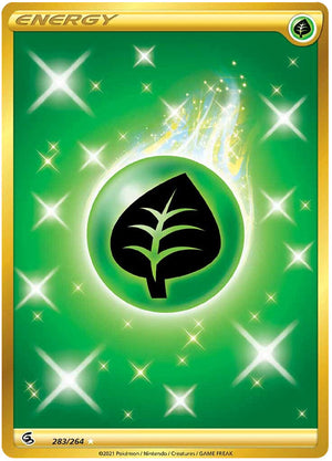 0283 Grass Energy Secret Rare Fusion Strike