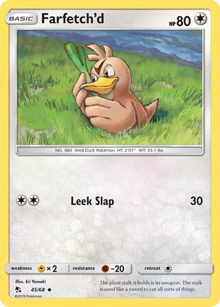 0045 Farfetch'd Uncommon Hidden Fates