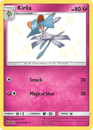 Pokemon Hidden Fates Kirlia #SV35