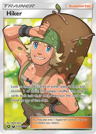 Pokemon Hidden Fates Hiker #SV85