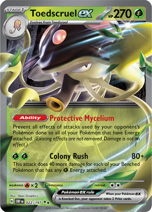 0022 Toedscruel Double Rare Obsidian Flames