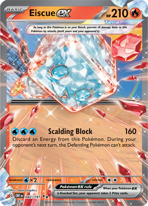 0042 Eiscue Double Rare Obsidian Flames