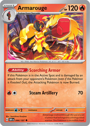 0044 Armarouge Uncommon Obsidian Flames