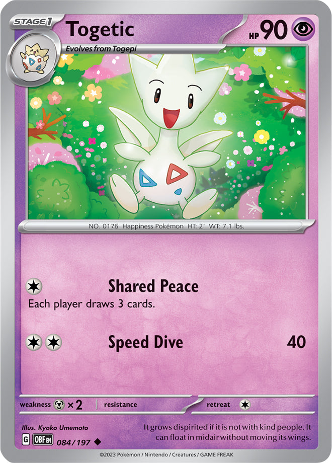 Pokemon Obsidian Flames Togetic #84