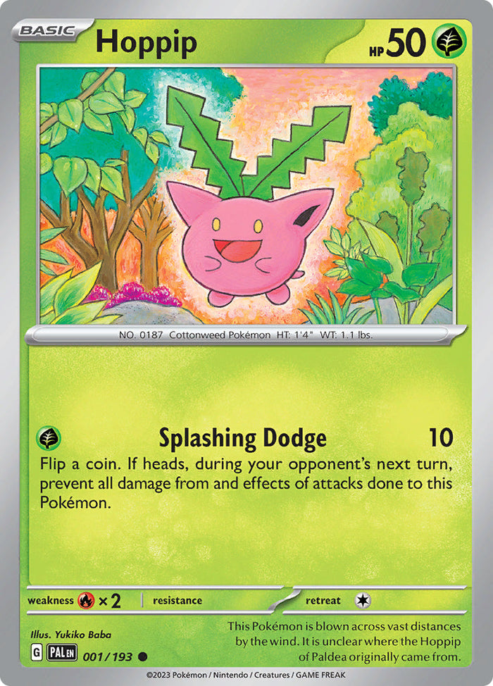 0001 Hoppip Common Paldea Evolved