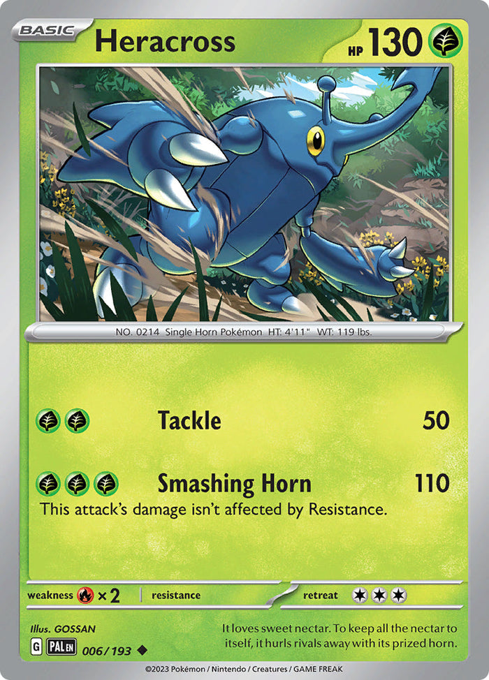 0006 Heracross Uncommon Paldea Evolved