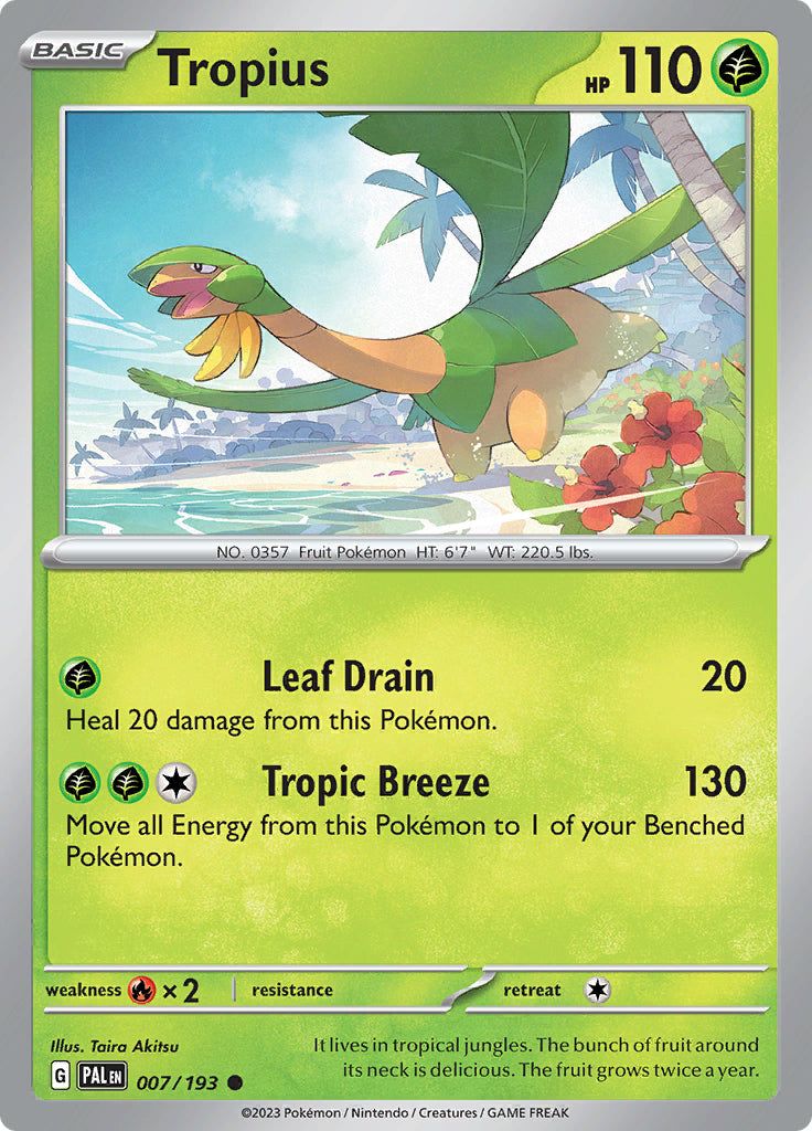 0007 Tropius Common Paldea Evolved