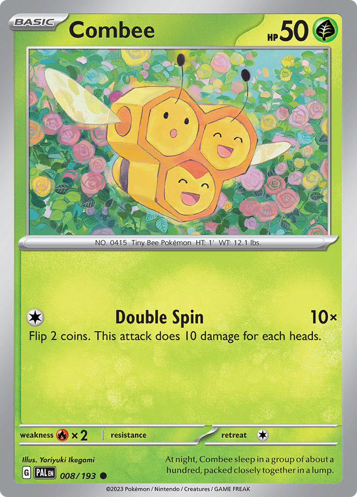0008 Combee Common Paldea Evolved