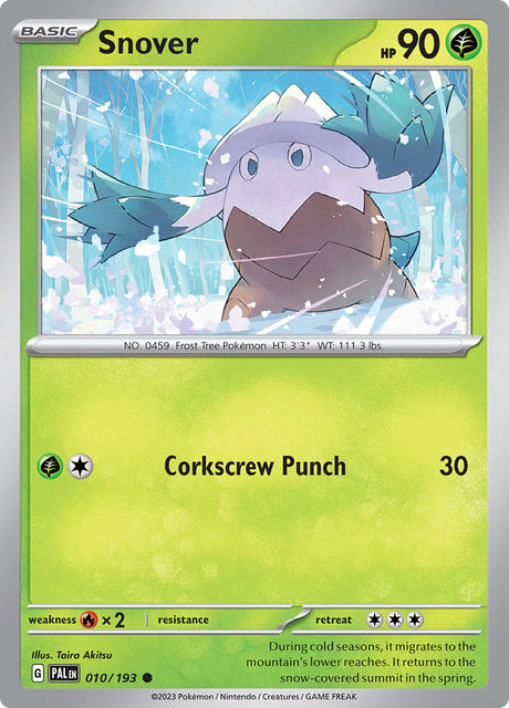 Pokemon Paldea Evolved Snover #10