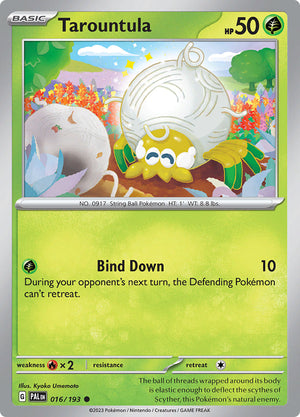0016 Tarountula Common Paldea Evolved