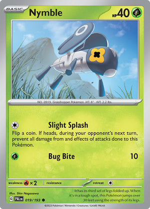 0019 Nymble Common Paldea Evolved