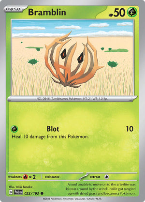 0023 Bramblin Common Paldea Evolved