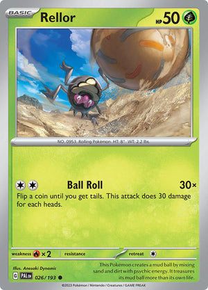 0026 Rellor Common Paldea Evolved
