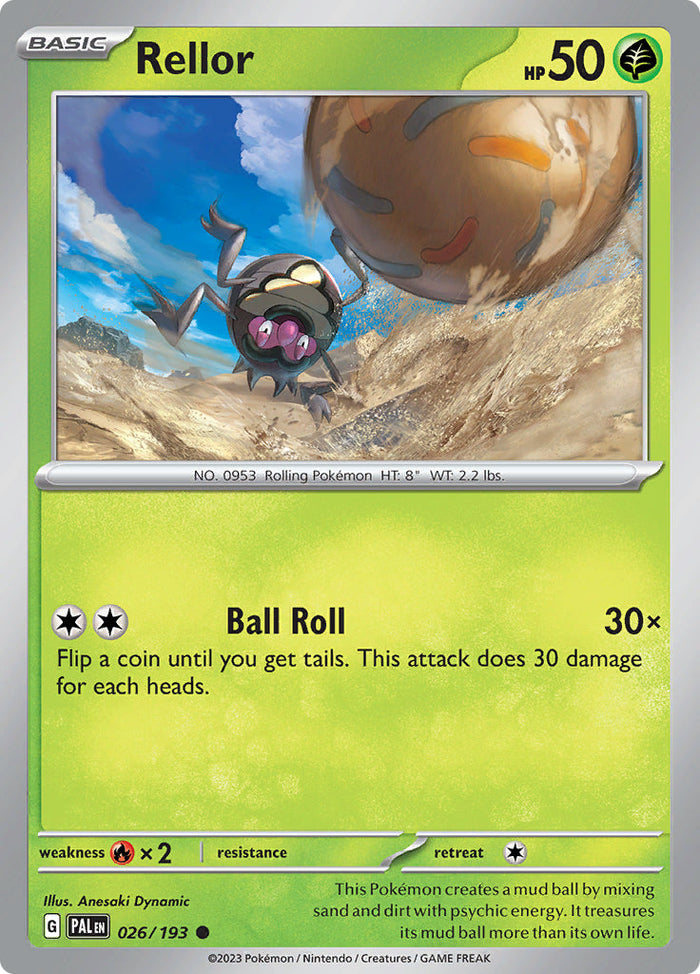 0026 Rellor Common Paldea Evolved