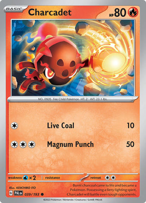 0039 Charcadet Common Paldea Evolved