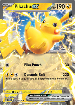 0063 Pikachu Double Rare Paldea Evolved