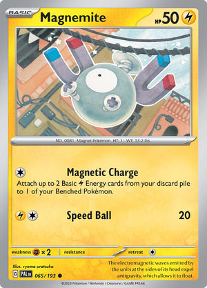 0065 Magnemite Common Paldea Evolved