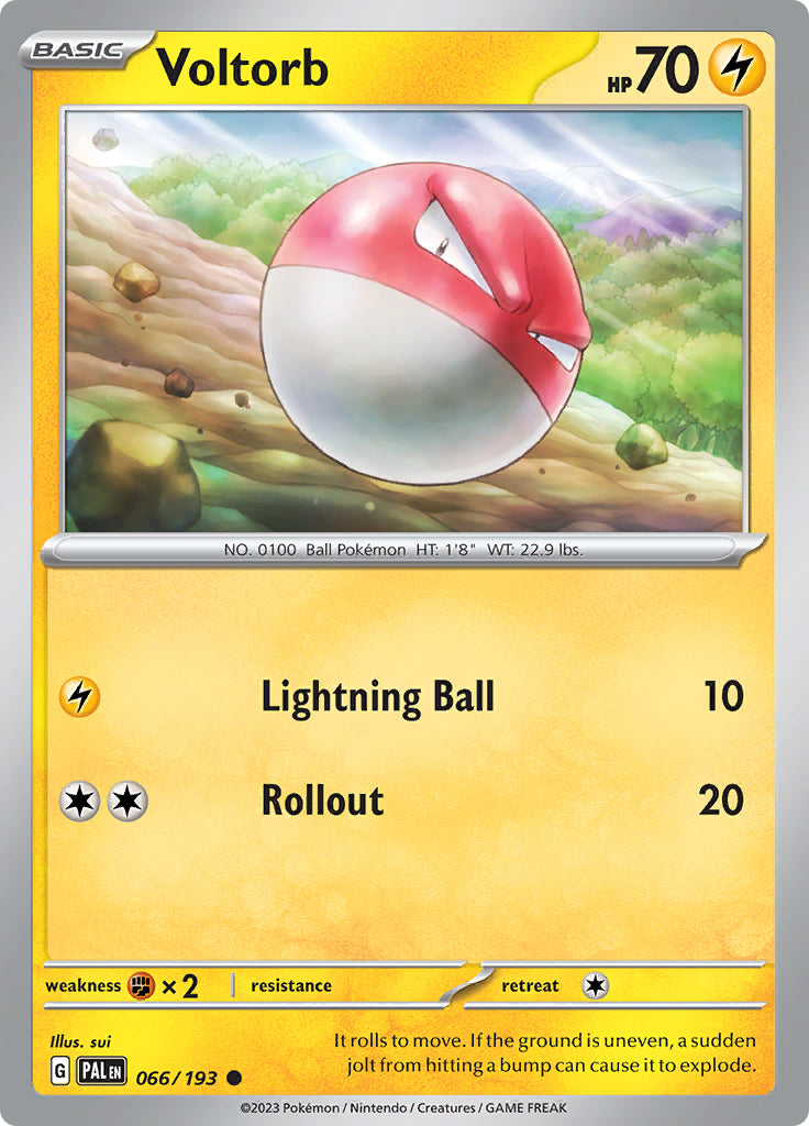 0066 Voltorb Common Paldea Evolved