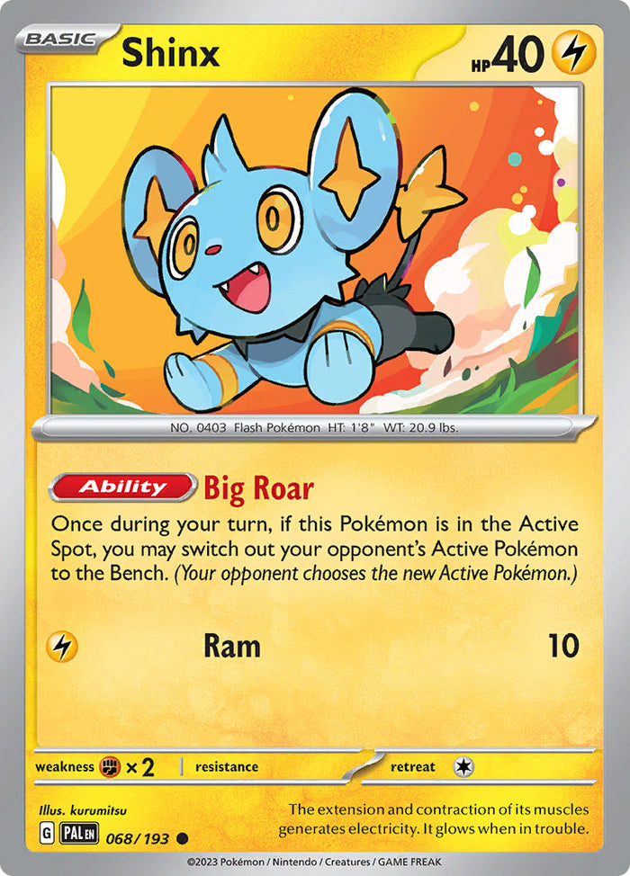 0068 Shinx Common Paldea Evolved