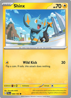 0069 Shinx Common Paldea Evolved
