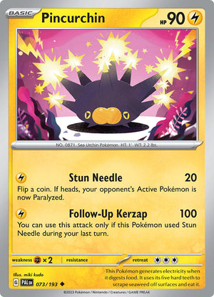 0073 Pincurchin Uncommon Paldea Evolved