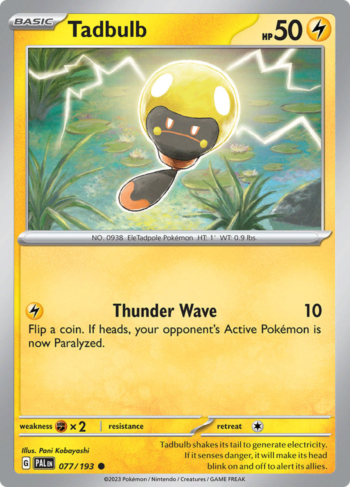 0077 Tadbulb Common Paldea Evolved