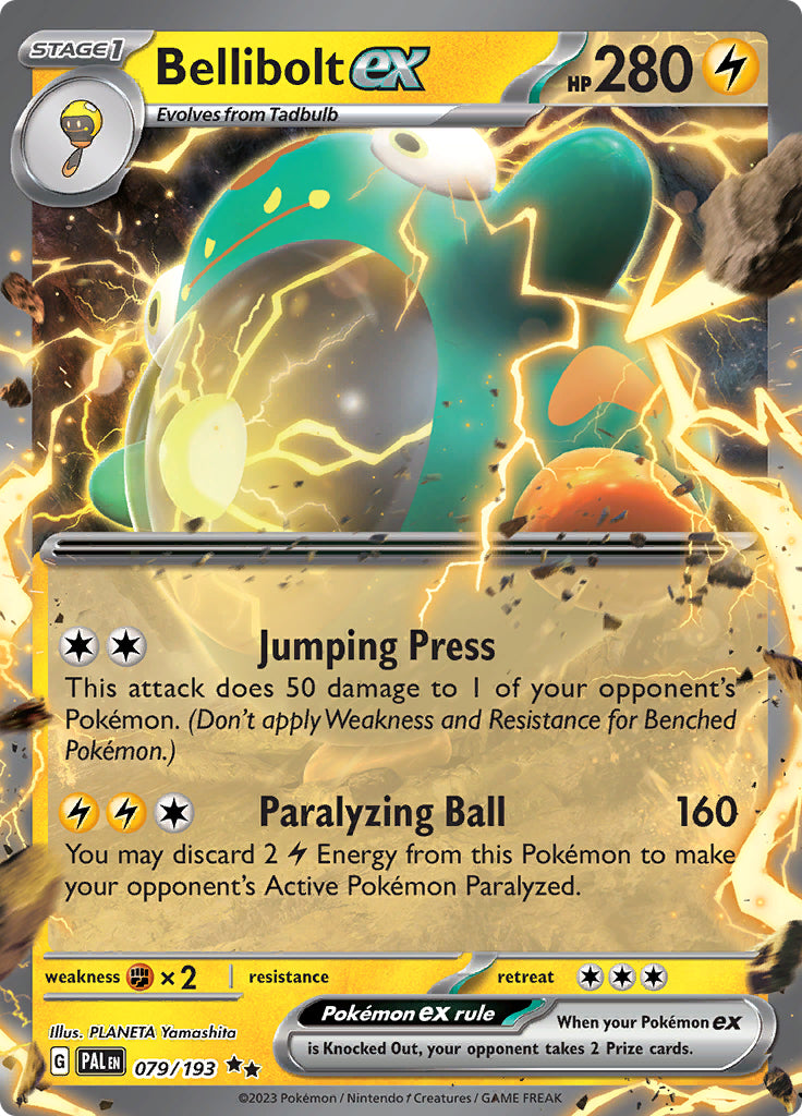 Pokemon Paldea Evolved Bellibolt ex [Holo] #79