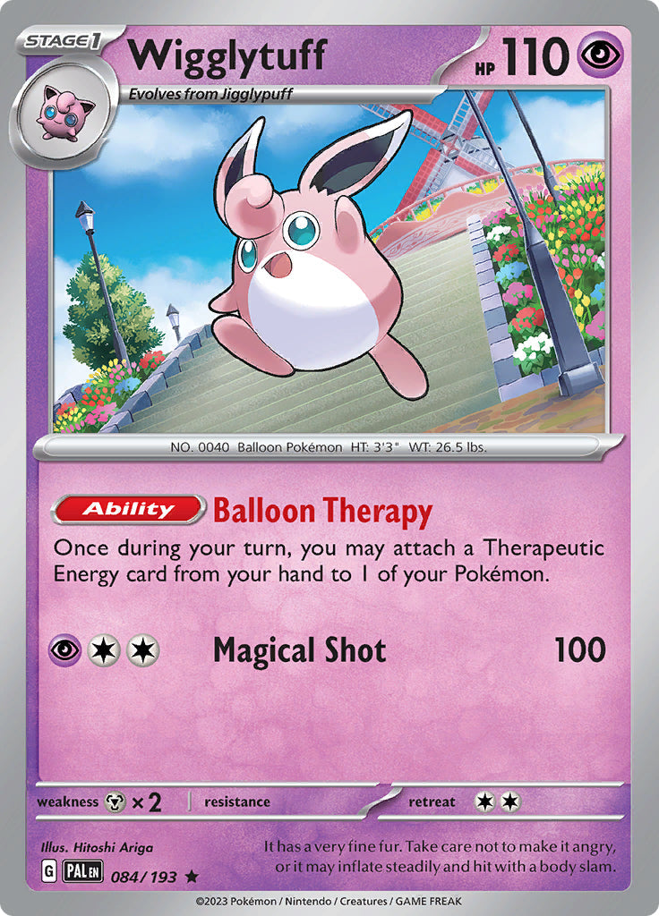 0084 Wigglytuff Rare Paldea Evolved