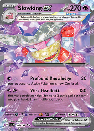 0086 Slowking Double Rare Paldea Evolved