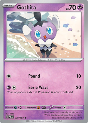 0090 Gothita Common Paldea Evolved