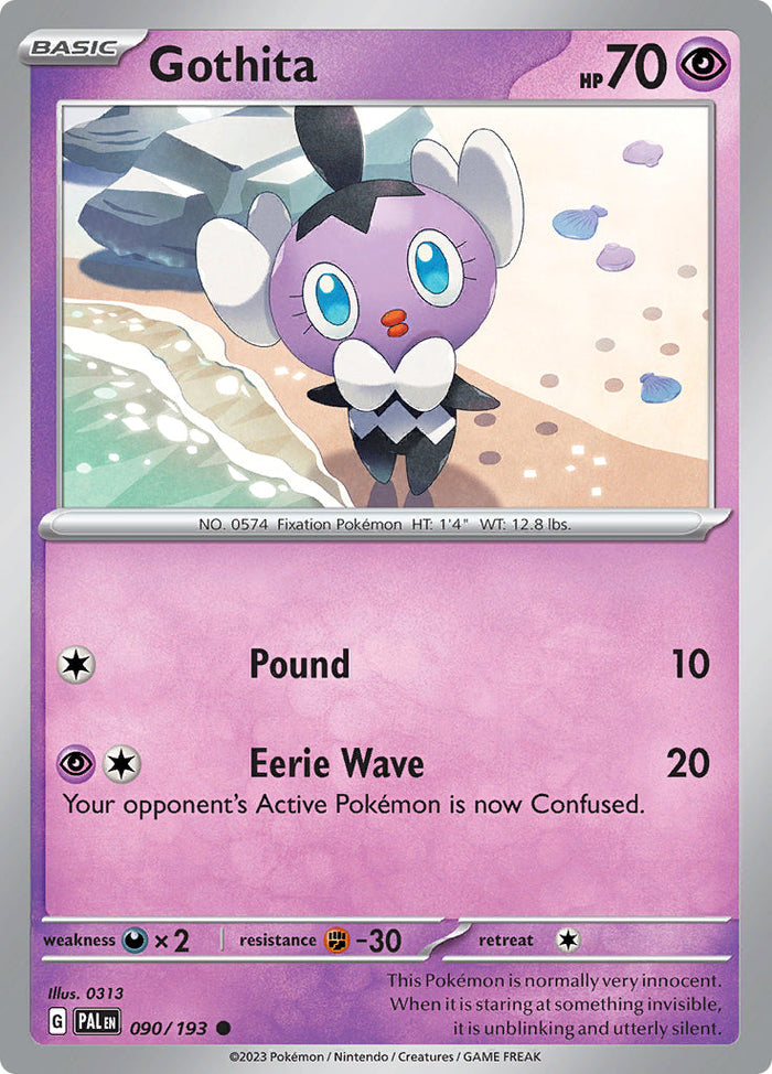 0090 Gothita Common Paldea Evolved