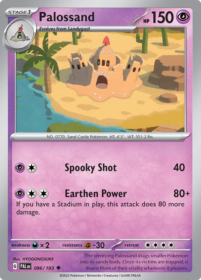 0096 Palossand Uncommon Paldea Evolved
